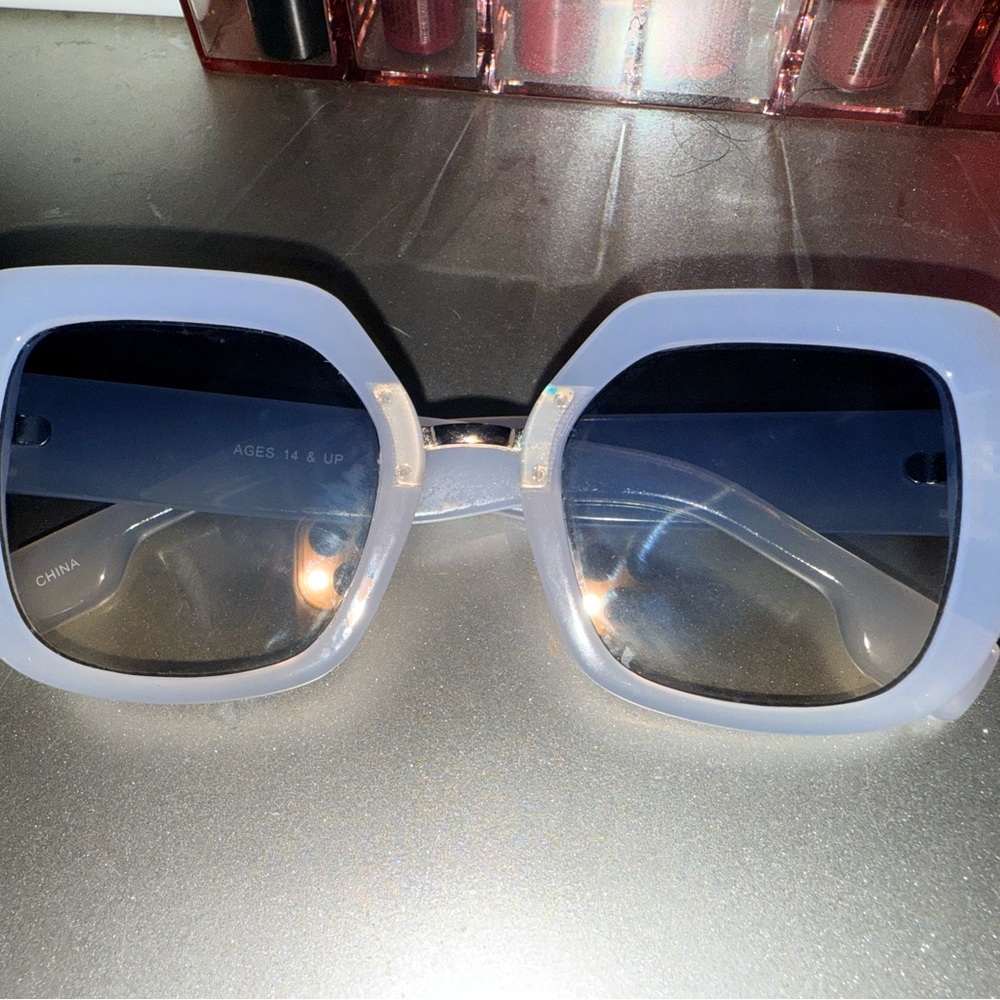 Francesca's Collections White Sunglasses
